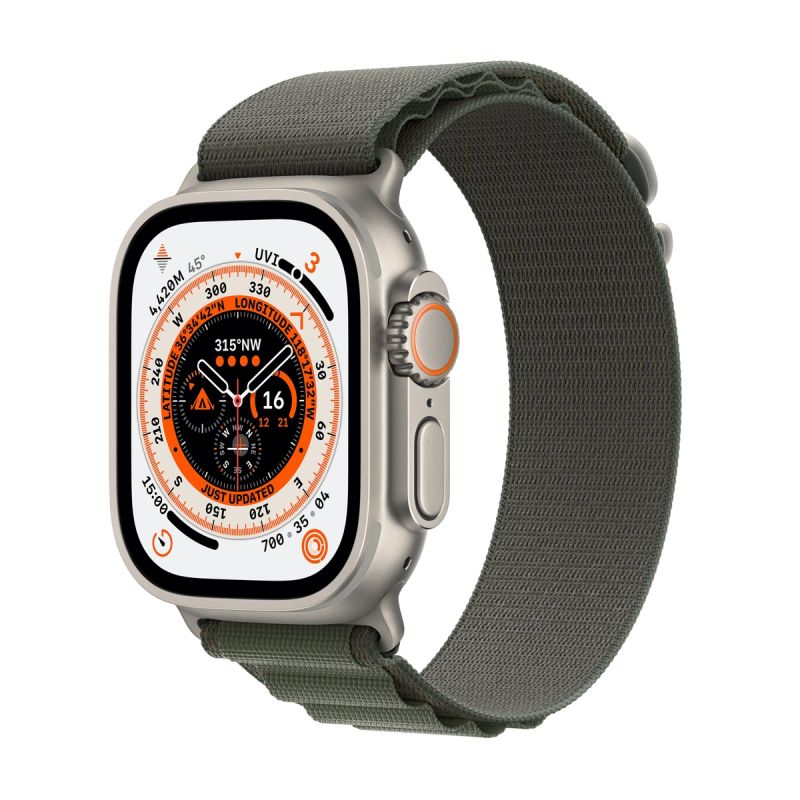 Apple Watch Ultra GPS + Cellular 49mm Titanium Case with Alpine Loop