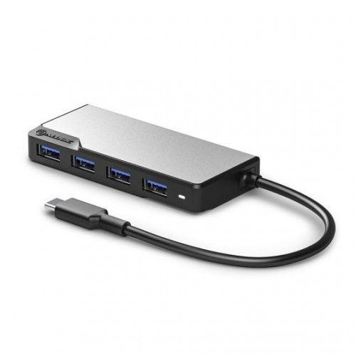 Alogic USB-C Fusion SWIFT 4-in-1 Hub - 4 x USB-A (USB 3.0)