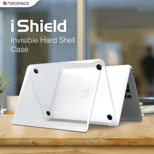 Neopack iShield Hard Shell Case For New MacBooks Air 13-inch M1 Series (Crystal Clear)