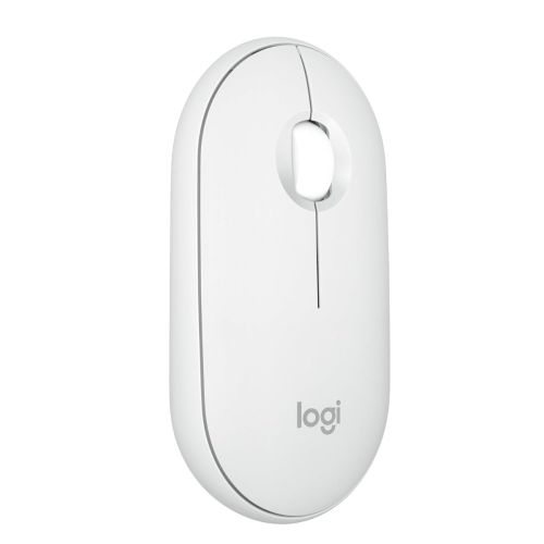Logitech Pebble Mouse 2 M350s Slim Bluetooth Wireless Mouse, Portable, Lightweight, Customisable Button, Quiet Clicks, Easy-Switch for Windows