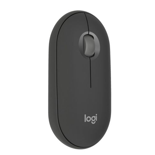 Logitech Pebble Mouse 2 M350s Slim Bluetooth Wireless Mouse, Portable, Lightweight, Customisable Button, Quiet Clicks, Easy-Switch for Windows