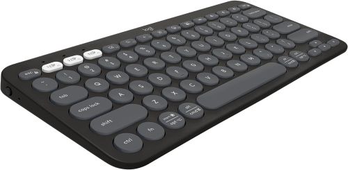 Logitech Pebble Keys 2 K380s, Multi-Device Bluetooth Wireless Keyboard with Customisable Shortcuts, Slim and Portable, Easy-Switch for Windows