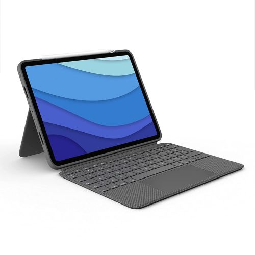 Logitech Combo Touch iPad Pro 11-inch (1st,2nd,3rd & 4th Gen) Keyboard Case, Detachable Backlit Keyboard