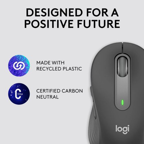 Logitech Signature M650 Wireless Mouse - for Small to Medium Sized Hands, 2-Year Battery, Silent Clicks, Customisable Side Buttons