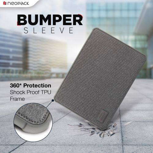 Neopack Bumper Sleeves for 13-inch MacBooks Air and Pro (Stone Grey)