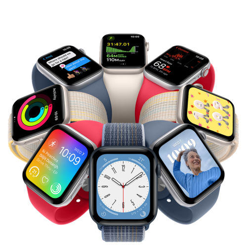 Apple Watch SE GPS + Cellular Aluminium Case with Sport Band - Regular (2022)