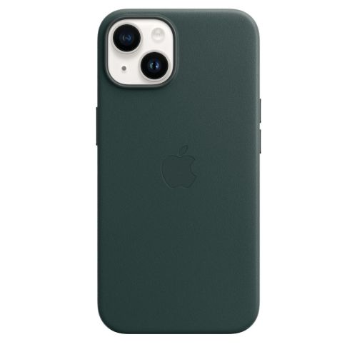 iPhone 14 Leather Case with MagSafe - Midnight