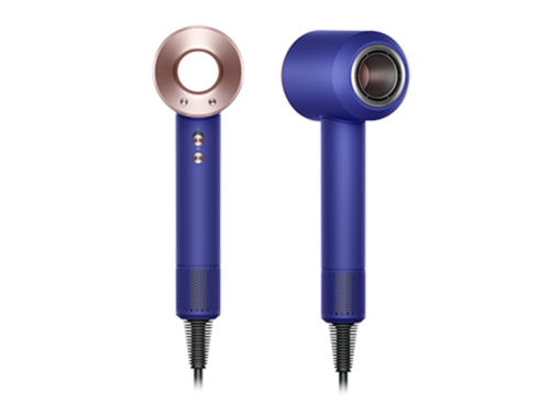Dyson Supersonic™ hair dryer in Vinca blue and Rosé