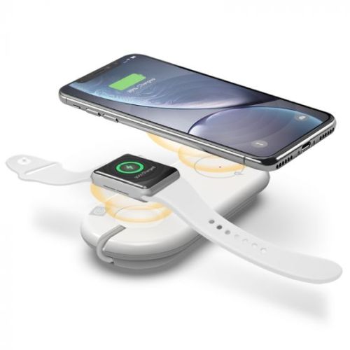 ALOGIC Wireless Duet Charging Station – iPhone & Apple Watch Charger - White