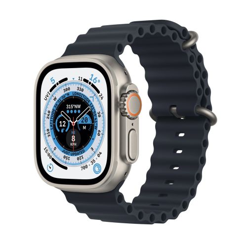 Apple Watch Ultra GPS + Cellular 49mm Titanium Case with Ocean Band