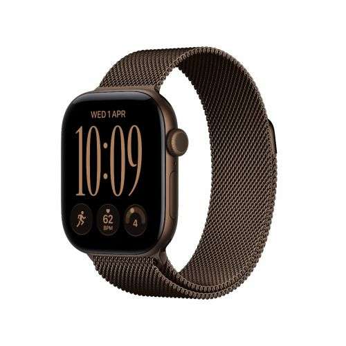 Apple Watch Series 12 GPS + Cellular 42mm Titanium Case with Milanese Loop